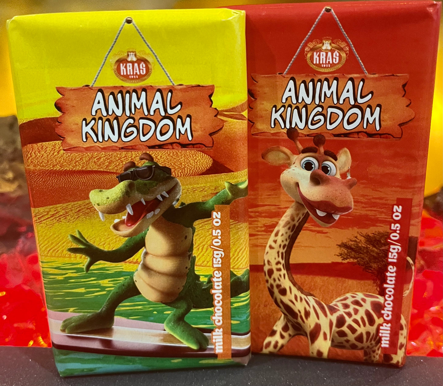 Animal Kingdom Milk Chocolate 5+gratis 1  (Made by Kras)
