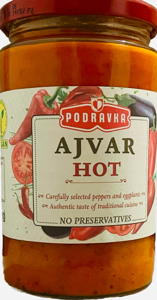 Ajvar Hot-Vegetable Spread  (Made by Podravka)
